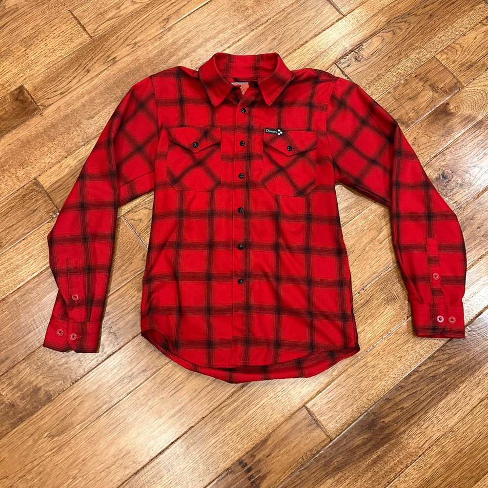 Dixxon Flannel Red Plaid Men's Shirt